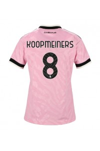 Juventus Teun Koopmeiners #8 Fotballdrakt Borte Klær Dame 2026-27 Korte ermer